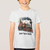 ボーイズフェスティバルクリスマストレイン追加文字 トライブレンドＴシャツ (正面)