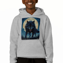 ボーイズフード付きスウェットシャツ