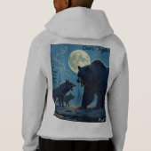 ボーイズフード付きスウェットシャツ (裏面)