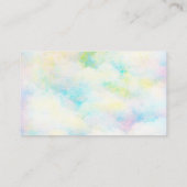 ボーイズブルードラゴンおむつラッフルベビーシャワー エンクロージャーカード (裏面)