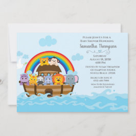 ボーイズブルーノアズアークベビーシャワー招待状 招待状