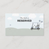 ボーイズブルーホールインワンゴルフ第1誕生日 プレイスカード (正面)