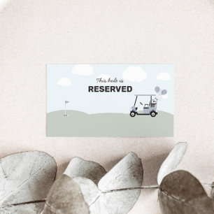 ボーイズブルーホールインワンゴルフ第1誕生日 プレイスカード