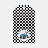 ボーイズブルーモンスタートラック誕生日 ギフトタグ (裏面)