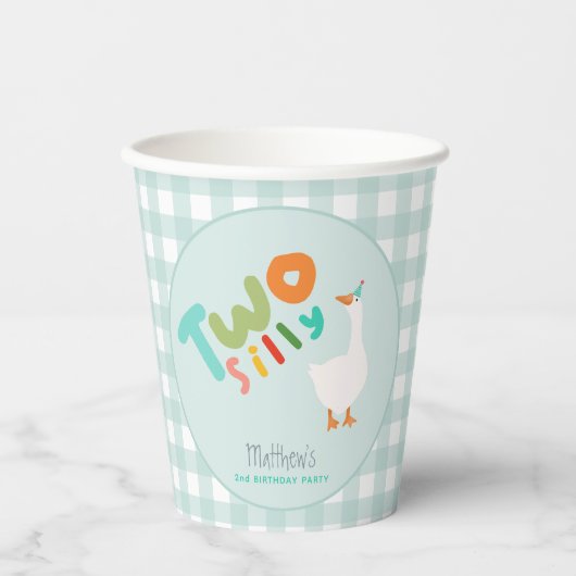 ボーイズブルー間抜けツーグースブルー2nd誕生日 紙コップ (正面)