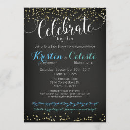 ボーイズベビーシャワー招待状複合関節パーティー 招待状