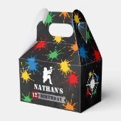 ボーイズペイントボール誕生日ブラックフェイスボックス フェイバーボックス (裏面サイド)