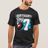 ボーイズホッケー誕生日第7誕生日7歳の男の子 Tシャツ (正面)