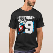 ボーイズホッケー誕生日第9誕生日9歳の少年 Tシャツ (正面)