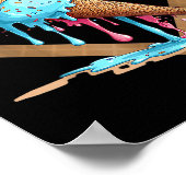 ボーイズホームプレートアイスクリームドリップY ポスター (角)