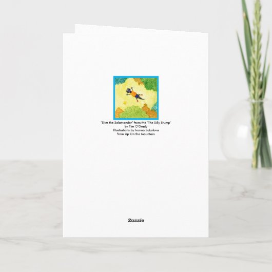 ボーイズマンパーソナライズされたガ誕生日カード カード (裏面)