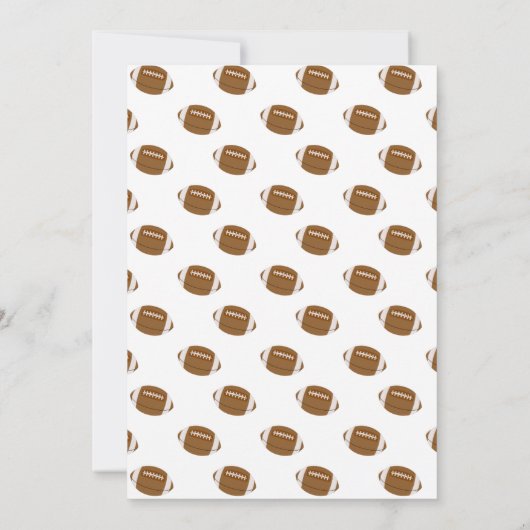 ボーイズミッドナイトグリーンサッカーチーム誕生日パーティー 招待状 (裏面)