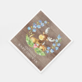 ボーイズムースベビーシャワー紙ナプキンス スタンダードランチョンナプキン (角)