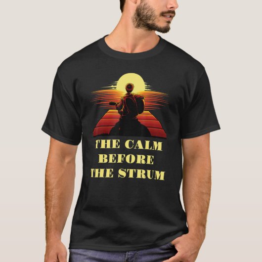ボーイズメンズのギタープンギタリスト Tシャツ (正面)