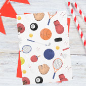 ボーイズモダンおもしろいスポーツ子供の誕生日招待状 招待状