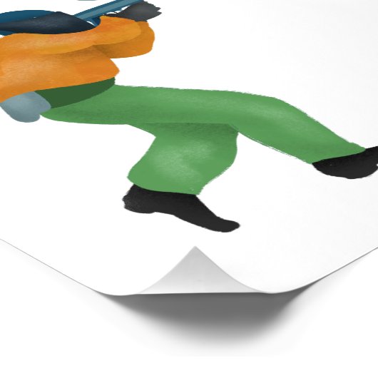 ボーイズモダンペイントボール誕生日パーティー歓迎サイン ポスター (コーナー)