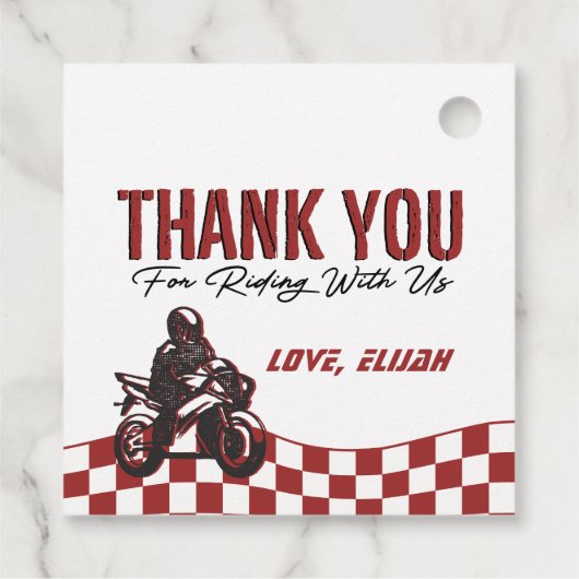 ボーイズモトクロスダートバイク誕生日 フェイバータグ (裏面)