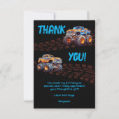 ボーイズモンスタートラックバッシュテーマ サンキューカード (正面)