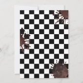 ボーイズモンスタートラックバースデーパーティ招待状 招待状 (裏面)