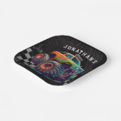 ボーイズモンスタートラックラリー誕生日パーティー ペーパープレート (傾斜あり)