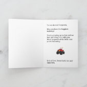 ボーイズモンスタートラック誕生日 カード (内部)