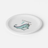 ボーイズモンスターファースト誕生日パーティー ペーパープレート (アングル)