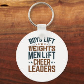 ボーイズリフトウェイトメンズリフトチアリーダー応援 キーホルダー (正面)