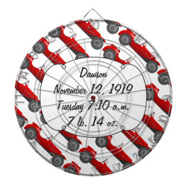 ボーイズルームクラシックレトロ車ギフト甘い赤い車 ダーツボード