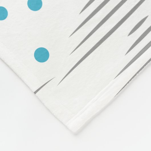 ボーイズルームモダン抽象芸術羽毛パターン フリースブランケット (角)