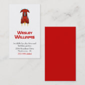 ボーイズレッド宇宙船遊の日付カード コーリングカード (正面/裏面)