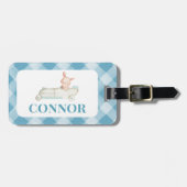 ボーイズレースクーリングジンガムスクールバッグラベル ラゲッジタグ (正面横)