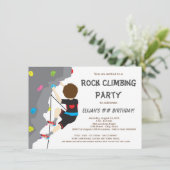 ボーイズロック登山誕生日パーティー 招待状 (スタンド正面)