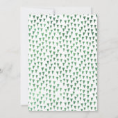 ボーイズワイルドワンサファリベビーシャワーサンキューカード 招待状 (裏面)