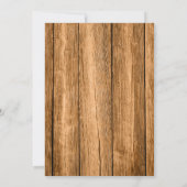 ボーイズワイルドワントライバルティーピーファースト誕生日 招待状 (裏面)