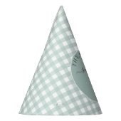 ボーイズワンガ間抜けース1歳のパーティー パーティーハット (左)