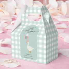 ボーイズワンガ間抜けース1歳のパーティー フェイバーボックス