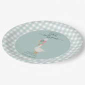 ボーイズワンガ間抜けース1歳のパーティー ペーパープレート (アングル)