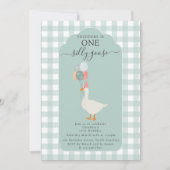 ボーイズワンガ間抜けース1歳のパーティー 招待状 (正面)