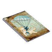 ボーイズヴィンテージベビーシャワーゲストブック ノートブック (右側)