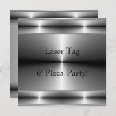 ボーイズ任意の数の誕生日パーティーテンプレート 招待状 (正面/裏面)