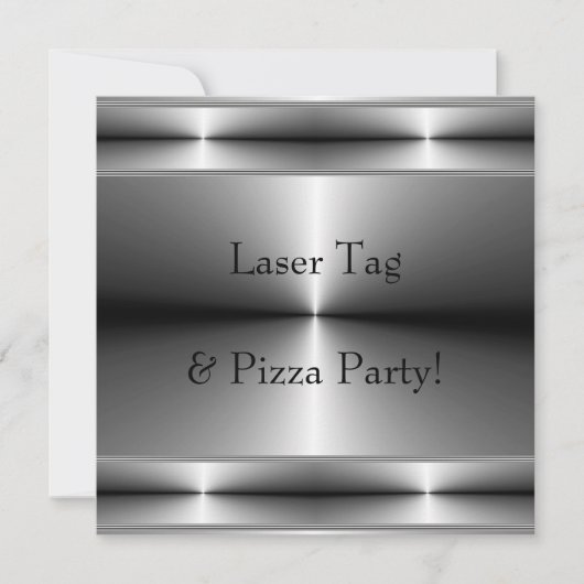 ボーイズ任意の数の誕生日パーティーテンプレート 招待状 (正面)