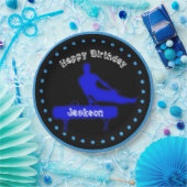 ボーイズ体操バースデーパーティー紙プレート ペーパープレート (パーティー)