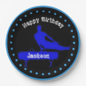 ボーイズ体操バースデーパーティー紙プレート ペーパープレート (正面)