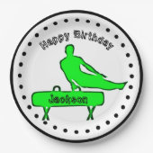 ボーイズ体操バースデーパーティー紙プレート ペーパープレート (正面)