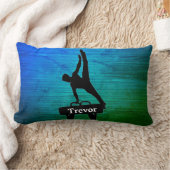 ボーイズ体操パーソナライズされた装飾用クッション ランバークッション (ブランケット)