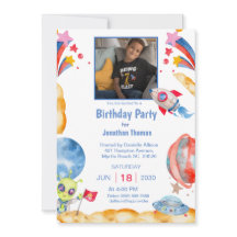 ボーイズ写真宇宙飛行士ブルーレッド