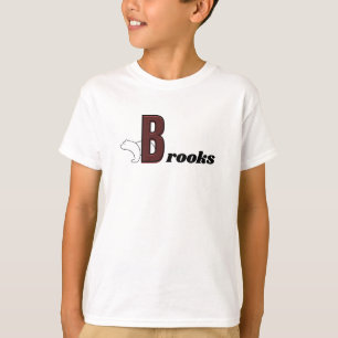 ボーイズ名カスタムの開始B Tシャツ