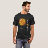 ボーイズ太陽のシステム惑星宇宙飛行士 Tシャツ (正面フル)
