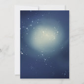 ボーイズ宇宙ファーストのまわりにトリップザサン誕生日 招待状 (裏面)