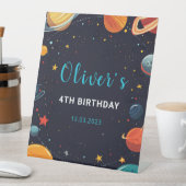 ボーイズ宇宙惑星誕生日台座標識 台座サイン (インサイチュ)